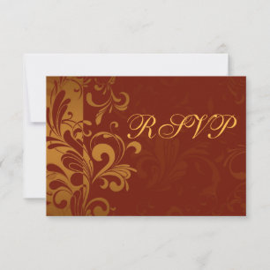 Rouge Brique Riche et Or en Sens Inverse RSVP
