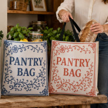 "ROUGE-CERISE" SAC PANTRIE | SAC FOURRE-TOUT CHINO