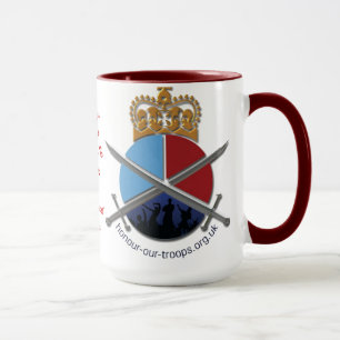 Rouge CHAUD de tasse de sonnerie