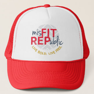 rouge de casquette de camionneur de vêtement