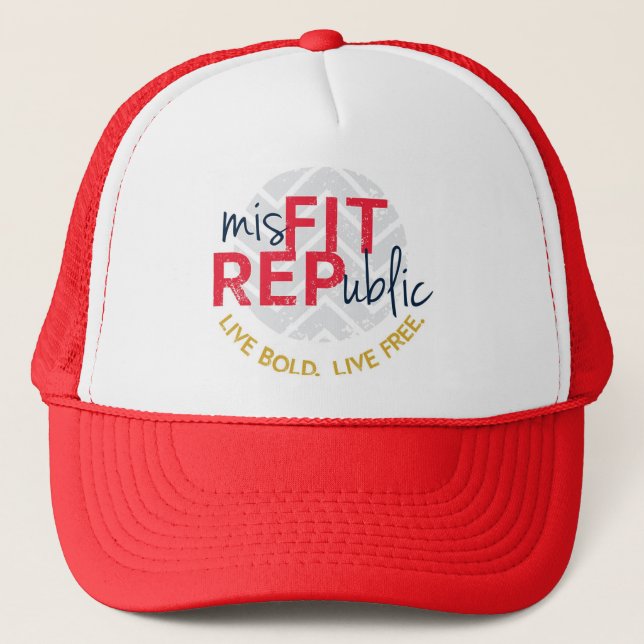 rouge de casquette de camionneur de vêtement (Devant)