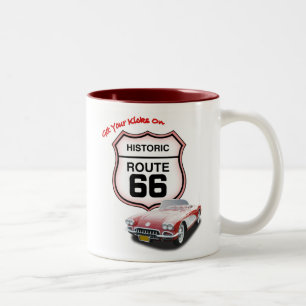 Rouge de l'itinéraire 66 tasse de 15 onces