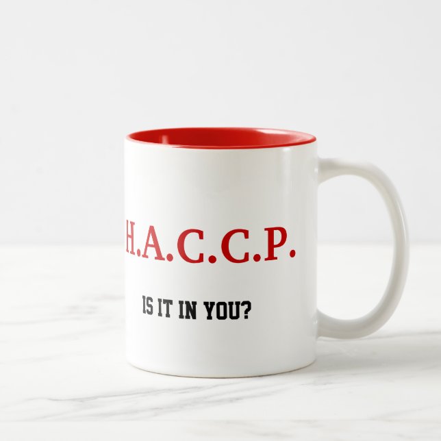 ROUGE DE TASSE DE HACCP (Droit)