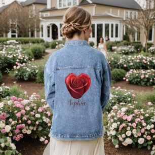 Rouge en forme de coeur Rose-Valentine's Day