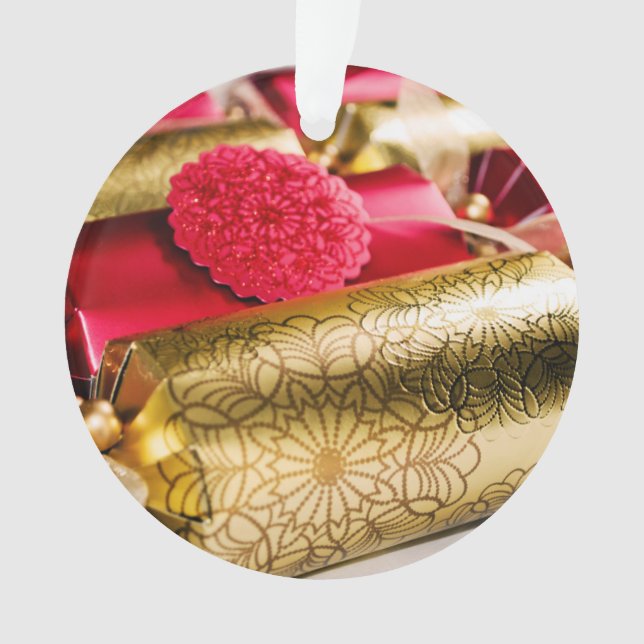 Rouge et biscuits de Noël d'or (devant)