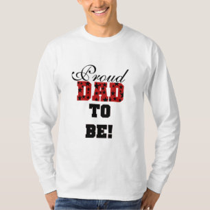 Rouge et Noir Fier Papa d'être tshirts et cadeaux