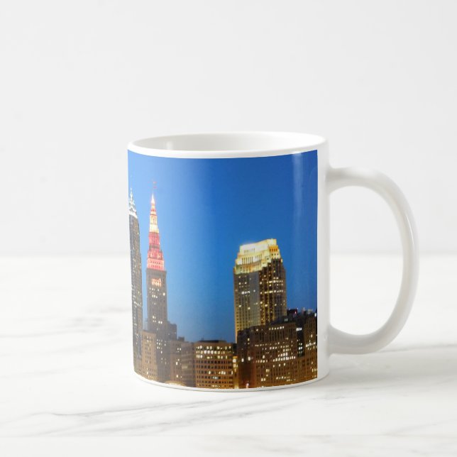 Rouge et or Cleveland OH Mug (Droite)
