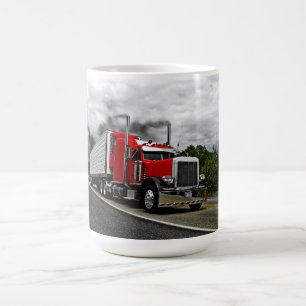 Rouge et tasse de Rollin Peterbilt