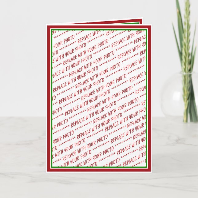 Rouge et vert (couleurs de Noël) Modèle ajusté (Devant)