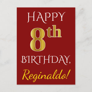 Rouge, Faux Gold 8e anniversaire + Carte postale N