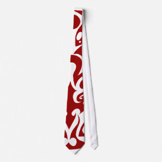 Rouge foncé tribal de cravate