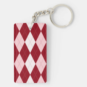 Rouge Jacquard Crimson rose Petit Diamant Forme