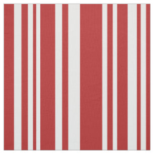Rouge mélangé moderne et le blanc barre le tissu