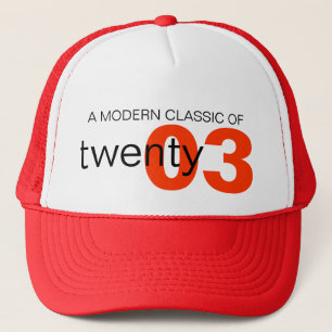 Rouge moderne classique âge / casquette de l'ann