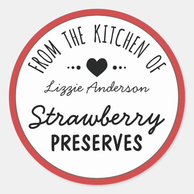 Rouge moderne de la cuisine du Étiquette (Devant)