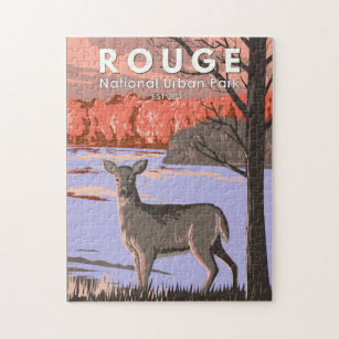 Rouge National Urban Park Canada Travel Vintage Jigsaw Puzzle