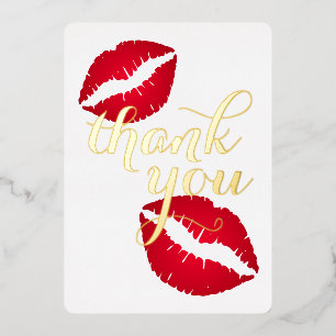 Rouge Ombre Carte de remerciements Lipstick