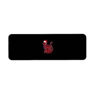 Rouge Plaid Buffalo Chat Noël Pyjamas famille Xma