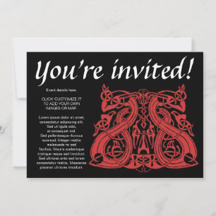 Rouge pré-viking, invitation
