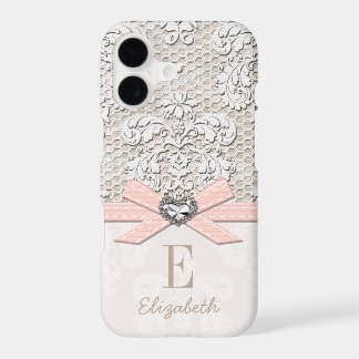 Rouge Rhinestone Cœur Aspect Imprimé Dentelle et N