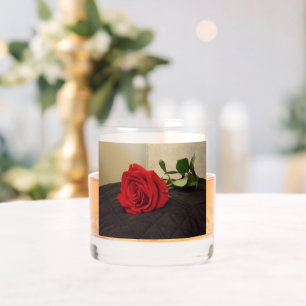 Rouge Roses Rocks Verre