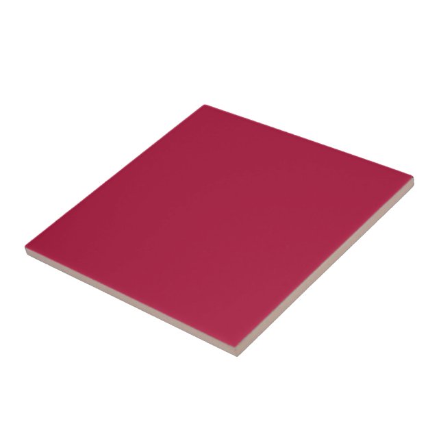 Rouge (solid colour) tile (Side)