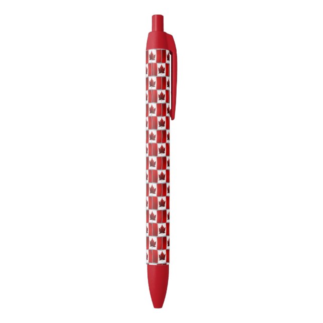 Rouge Stylo Drapeau Canada Stylo Souvenir Canada Customi (Bas (Vertical))