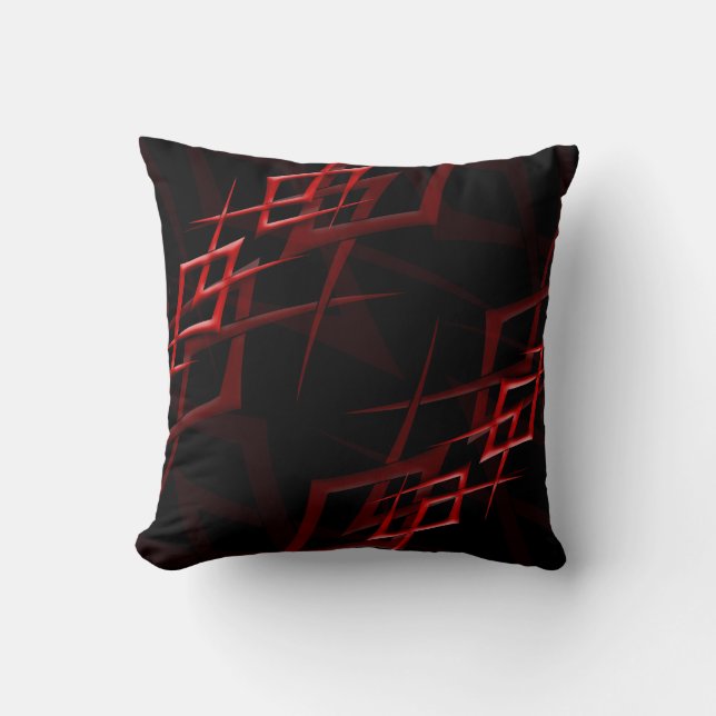 Rouge sur le coussin noir de "épine" (Recto)