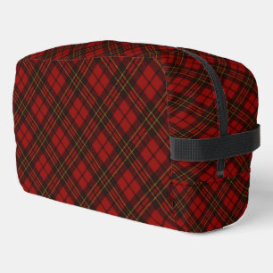 Rouge tartan plaid hiver élégant Sac de toilette