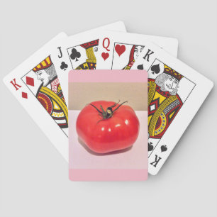 Rouge Tomate rose Colorful Cartes de Jeu Classique