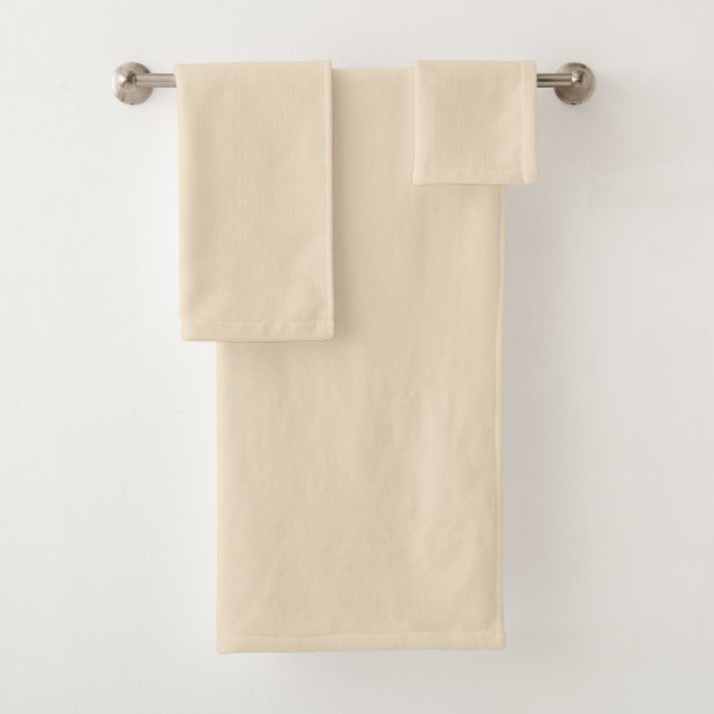 Rouge uni beige clair (En situation)