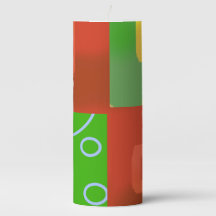 Rouge Vert Géométrique de Noël