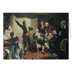 Rouget de Lisle singing the Marseillaise