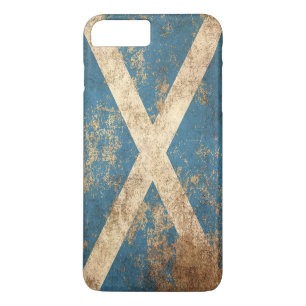 Rough Aged Vintage Scottish Flag iPhone 8 Plus/7 Plus Case