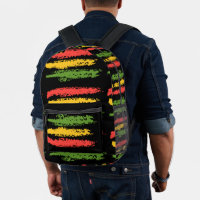Rough And Rugged Rasta Stripes Design