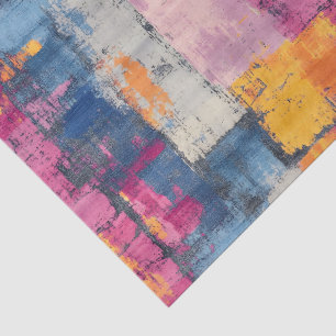Rough Brushstroke Print Tissue Paper