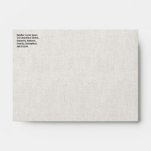 Rough Canvas Look Envelope