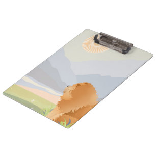 ROUGH CHOW  Acrylic Clipboard