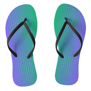 Rough Chrome Gradient Flip Flops