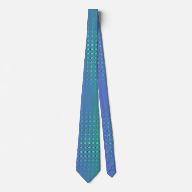 Rough Chrome Gradient Tie (Front)