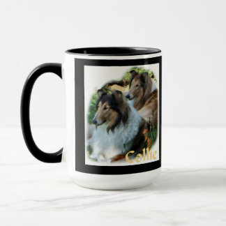 Rough Collie Art Gifts Mugs