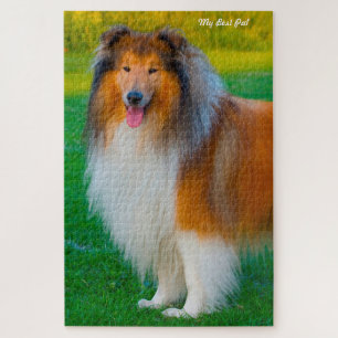 Rough Collie Dog Jigsaws. Jigsaw Puzzle