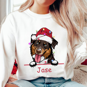 Rough Collie Dog Personalized Pet Lover Sweatshirt