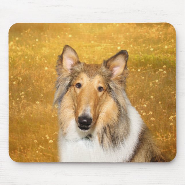 Rough Collie Mouse Pad (Front)