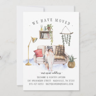 Rough Collie Moving Announcement