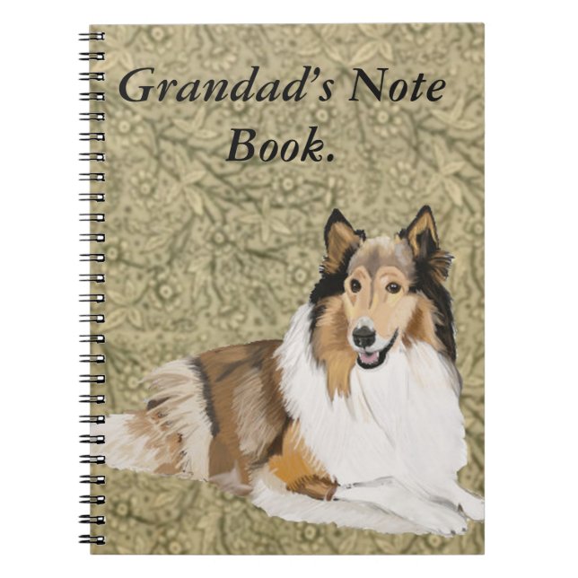 Rough Collie Notebook (Front)