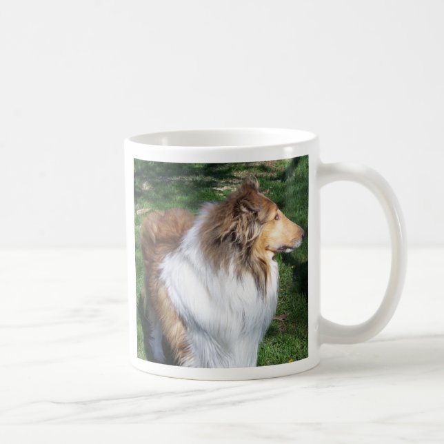 ROUGH COLLIE -SABLE COFFEE MUG (Right)