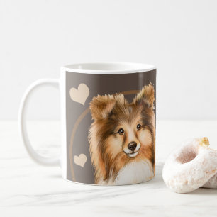 Rough Collie Sheltie Dog Every Snack You Make Coffee Mug