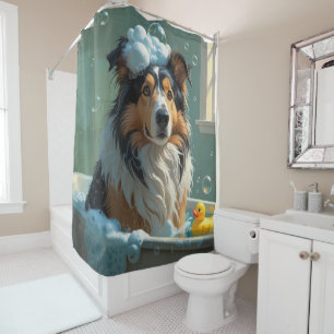 Rough Collie Sloppy Sleepy Cute Funny