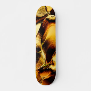 Rough dunes in burnt gold skateboard